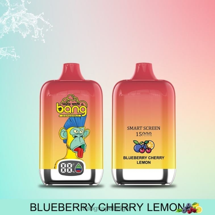 Bang Vape Digital Smart Screen 15000 trekjes 25ml wegwerpbaar 4FB4R11 - Bang Vape België