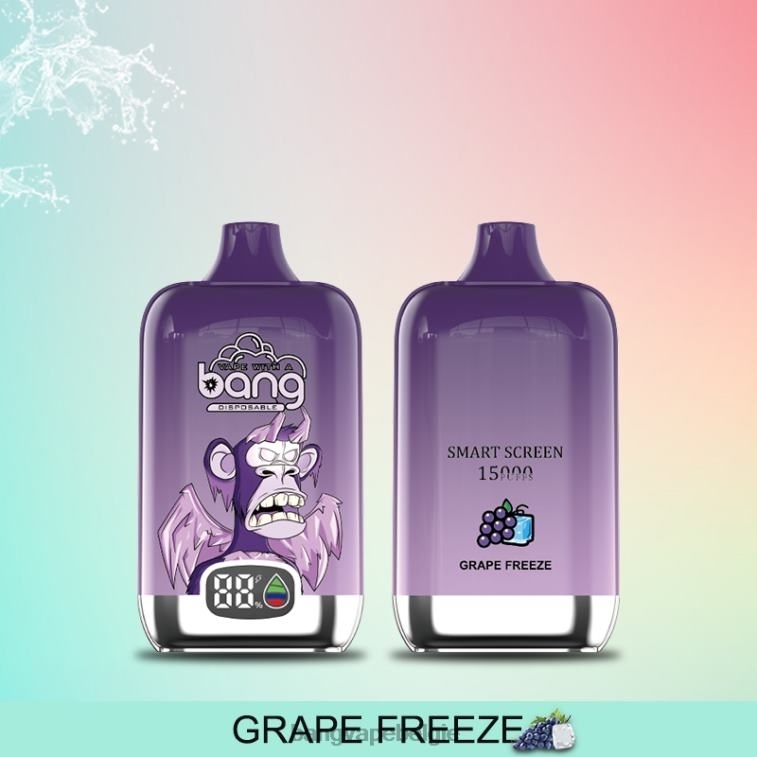 Bang Vape Digital Smart Screen 15000 trekjes 25ml wegwerpbaar 4FB4R11 - Bang Vape België