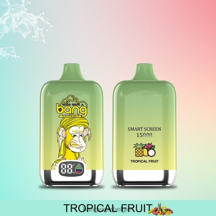Bang Vape Digital Smart Screen 15000 trekjes 25ml wegwerpbaar 4FB4R11 - Bang Vape België