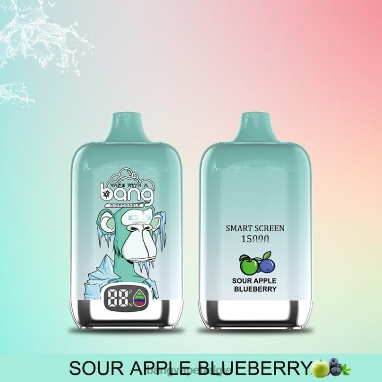 Bang Vape Digital Smart Screen 15000 trekjes 25ml wegwerpbaar 4FB4R11 - Bang Vape België