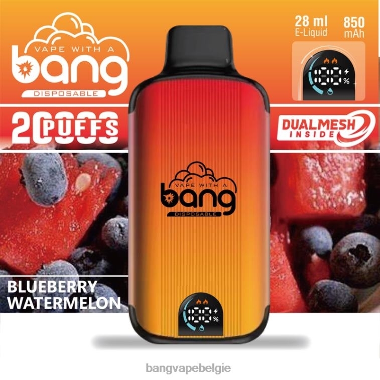 Bang Vape Digital Smart Screen 20000 trekjes wegwerpbaar 4FB4R3 - Vape Gang Antwerpen