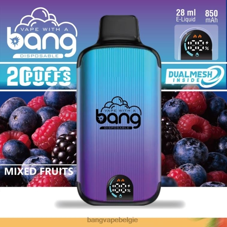 Bang Vape Digital Smart Screen 20000 trekjes wegwerpbaar 4FB4R3 - Vape Gang Antwerpen