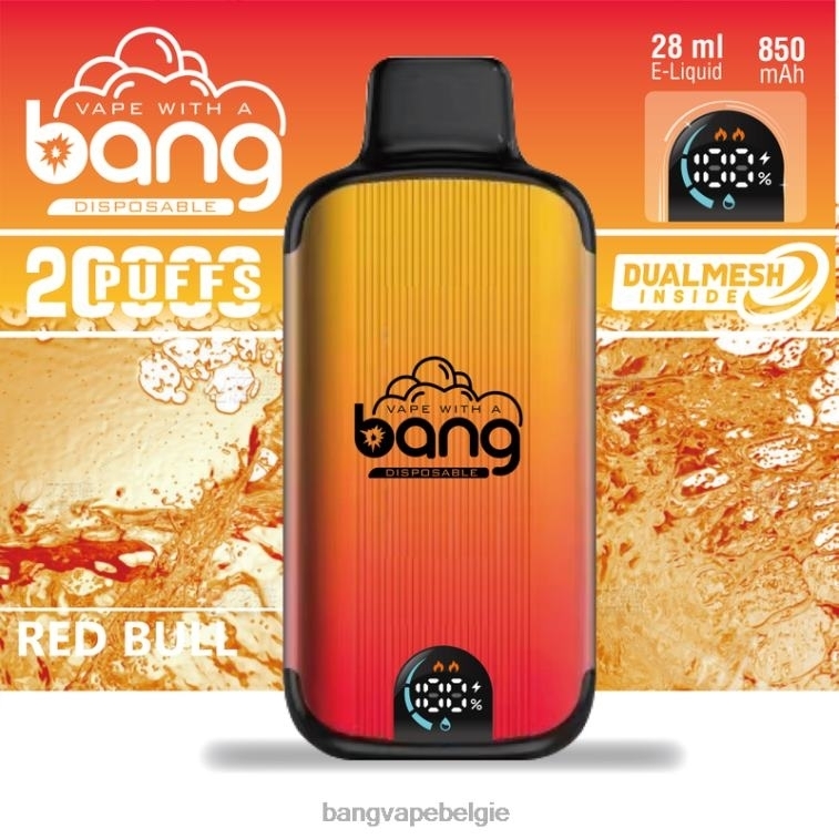 Bang Vape Digital Smart Screen 20000 trekjes wegwerpbaar 4FB4R3 - Vape Gang Antwerpen