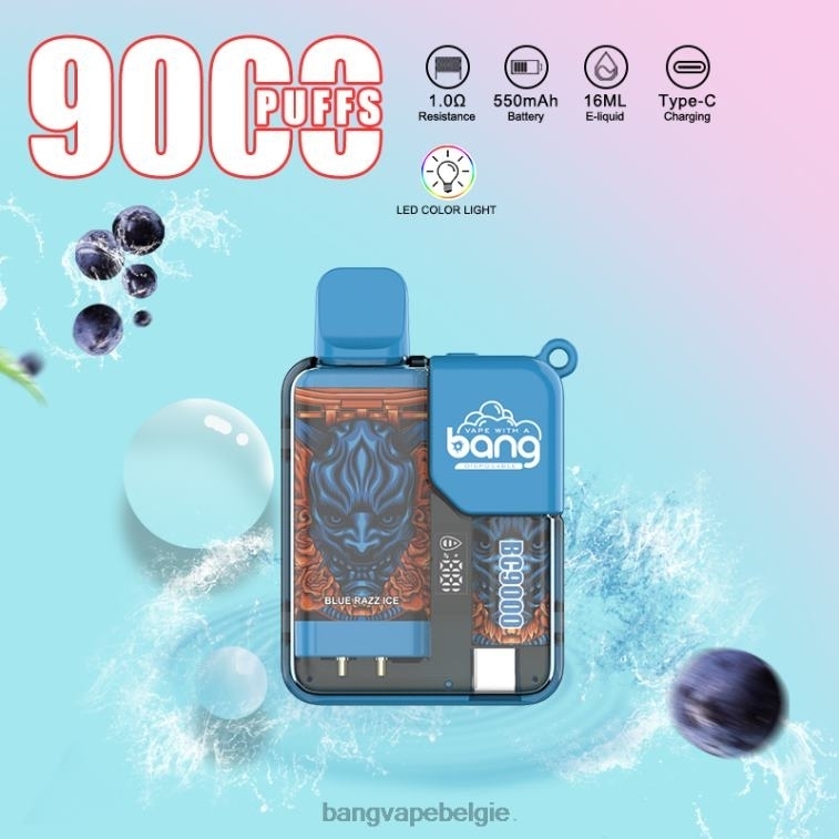 Bang Vape Box BC9000 voorgevuld 16ml wegwerpbaar 4FB4R6 - Bang Box Vape Flavors
