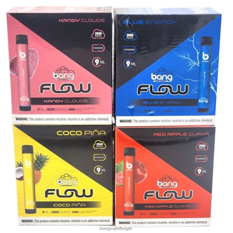 Bang Vape Flow 3.500 soesjes (doos van 10) wegwerpbaar 4FB4R37 - Bang Box Vape Review