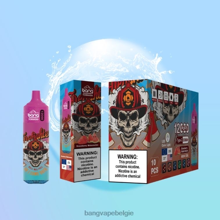 Bang Vape Tornado 12.000 trekjes met led- en mesh-spoel wegwerpbaar 4FB4R4 - Vape Gang Disposables