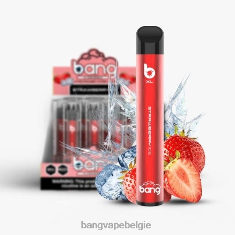 Bang Vape XL wegwerpbaar aardbeien ijs 4FB4R34 - Vape Gang Disposables