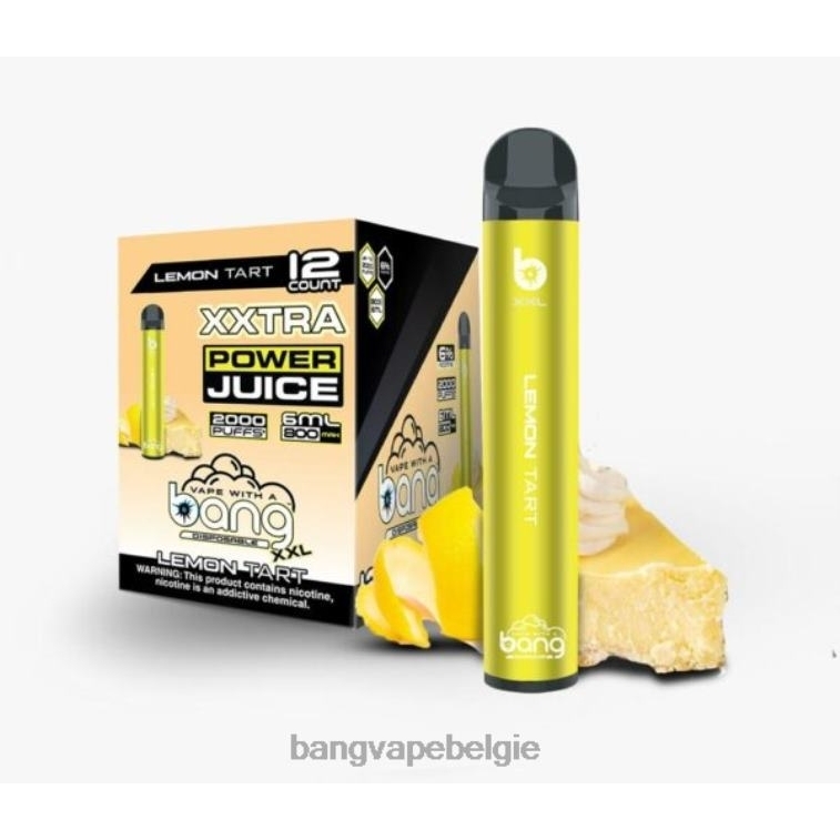 Bang Vape XXL 2000 trekjes Citroen taart 4FB4R19 - Bang Disposable Vape Flavors