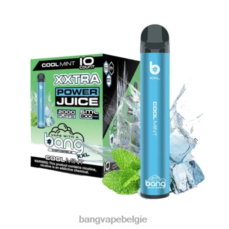 Bang Vape XXL 2000 trekjes frisse munt 4FB4R16 - Bang Box Vape Flavors