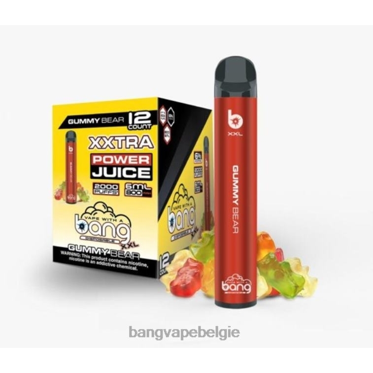 Bang Vape XXL 2000 trekjes gummybeer 4FB4R17 - Bang Box Vape Review