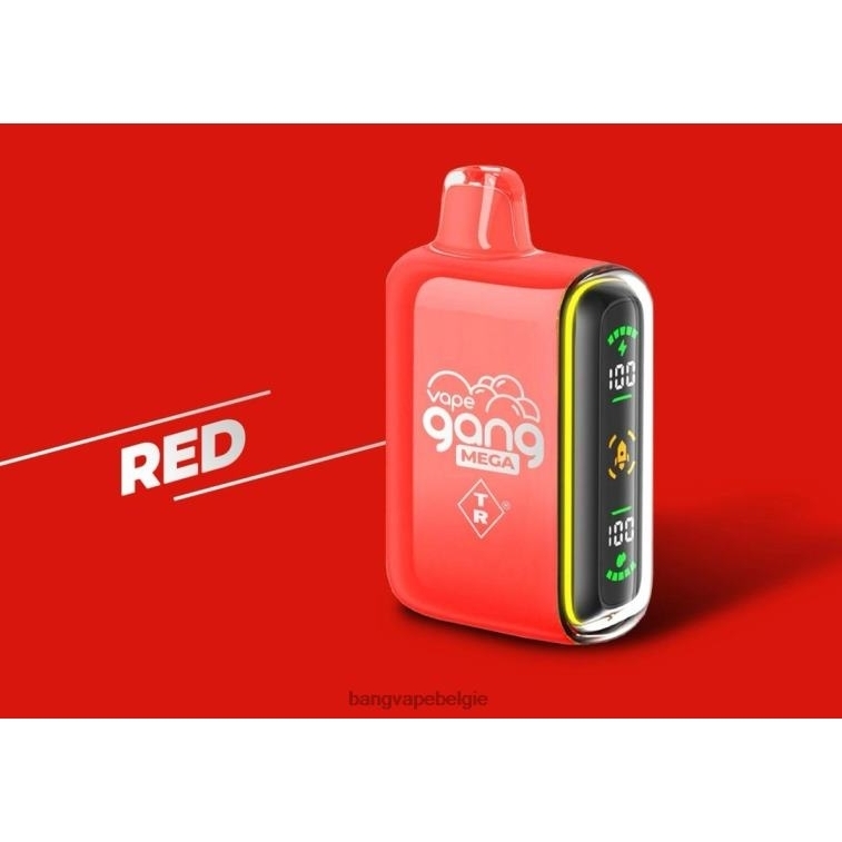 Vape Gang MEGA 20.000 pufjes wegwerpvape (doos van 5) rood 4FB4R57 - Vape Gang Flavors