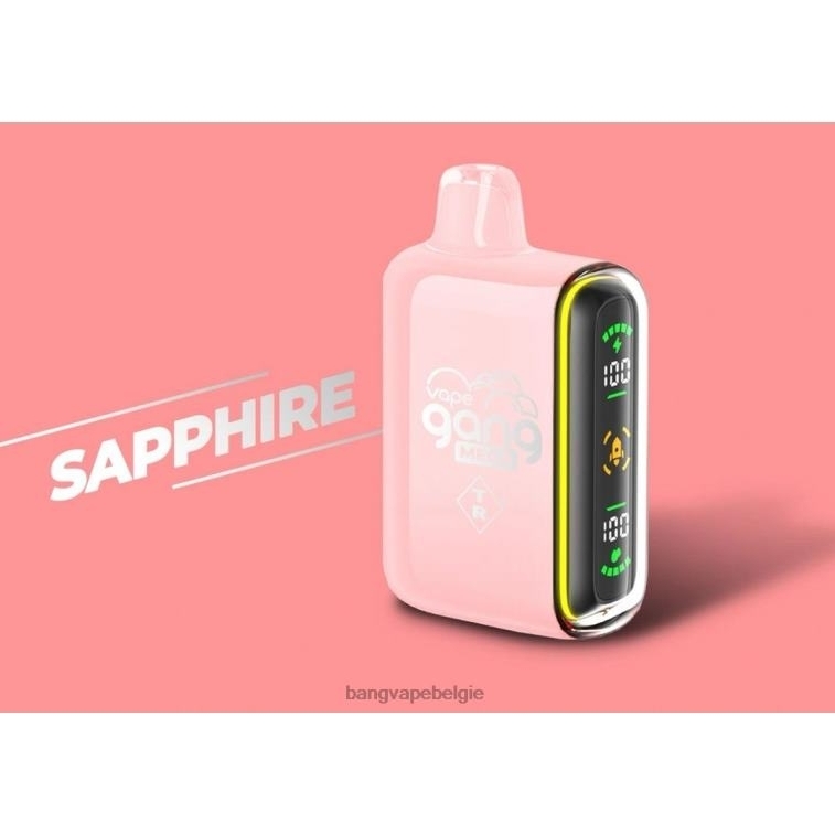 Vape Gang MEGA 20.000 pufjes wegwerpvape (doos van 5) saffier 4FB4R59 - Bang Box Vape Review
